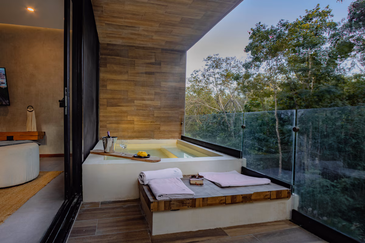 Luxury Suite Aldea Zama: Private Plunge Pool