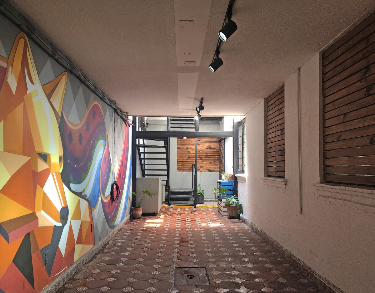 ECO-ROOF with terrace in the heart of Coyoacán