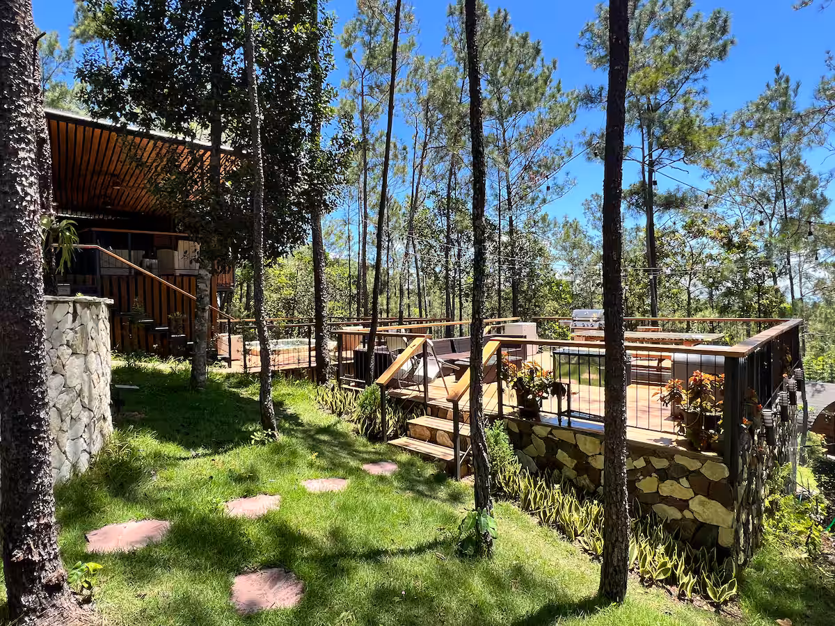 Mountain Glamping Pod with Private Hot Tub