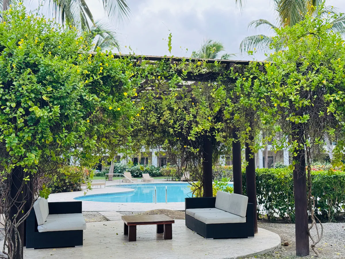 White Sands | Beach, Pool and High Wooden Roofs