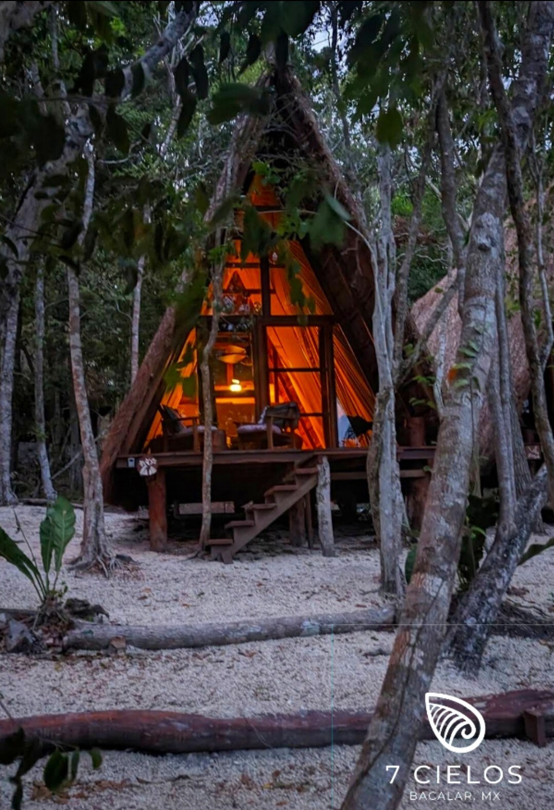 Cabin in the lagoon. Caracol by 7 Cielos Bacalar