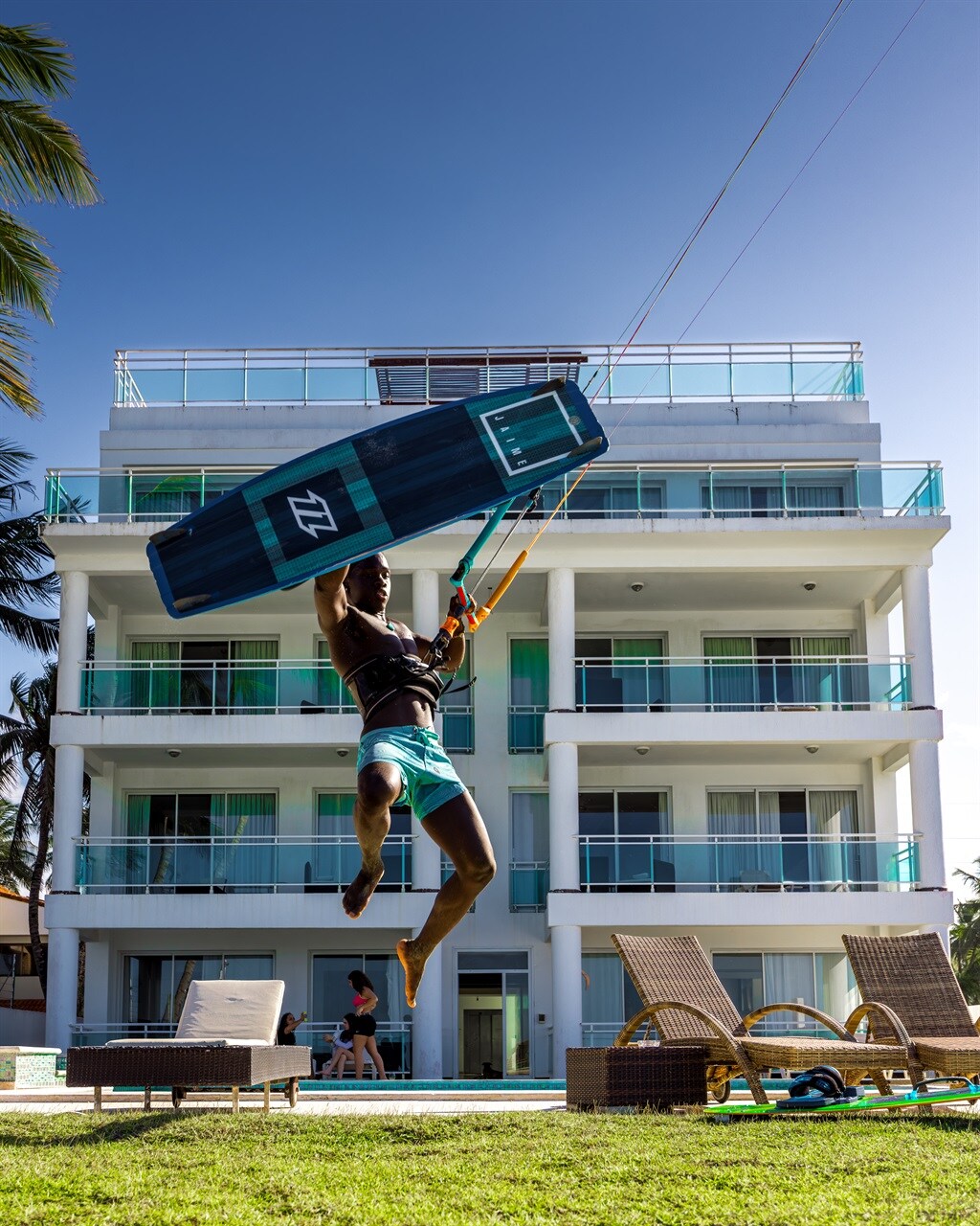 Kite Beach Ocean front Pool and Hot tub 101