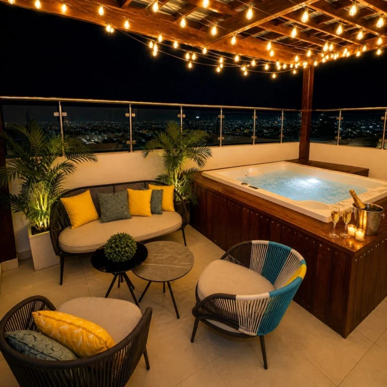 Luxury PH w/ Private Jacuzzi + Views | Near STI