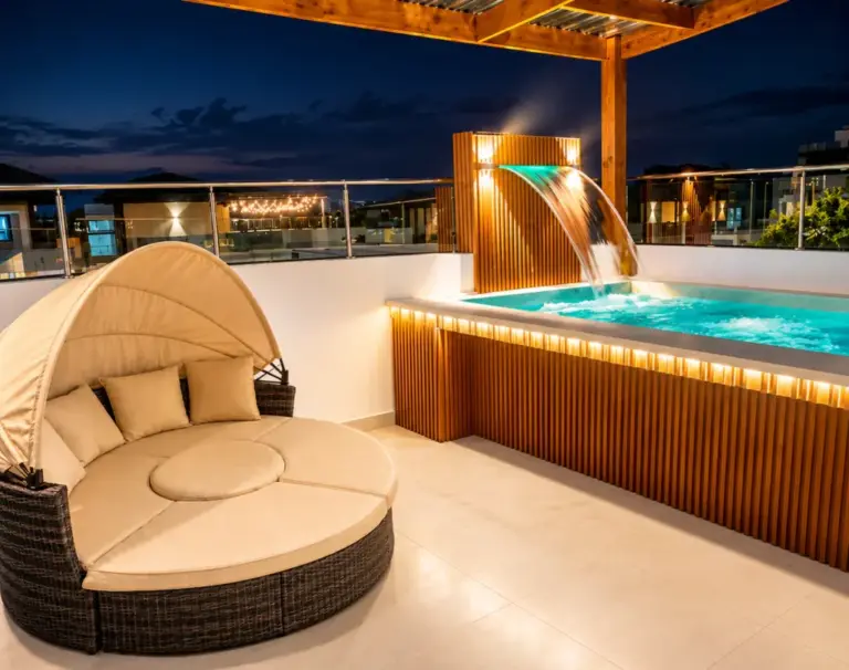 Rooftop Jacuzzi • Modern 3BR Penthouse